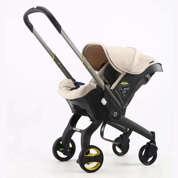 Baby Stroller Car Seat for Newborn Prams Infant Buggy Safety Cart Carriage Lightweight 3-in-1 Travel System - Image 8