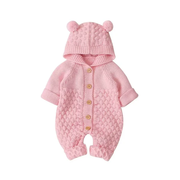 2020 Autumn Winter Newborn Sweater Baby Boy Girl Clothes Romper - Image 9