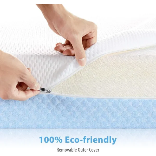 Dual-Sided Memory Foam Toddler Bed Mattress – Triple-Layer Breathable Infant & Toddler Mattress - Image 2