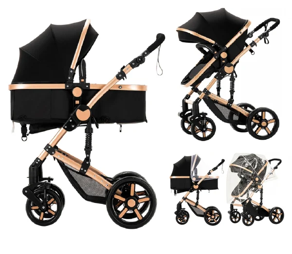 Lightweight Baby Stroller 2-in-1 for Newborn – Convertible Stroller for Baby Car Comfort, Free Shipping - Image 13