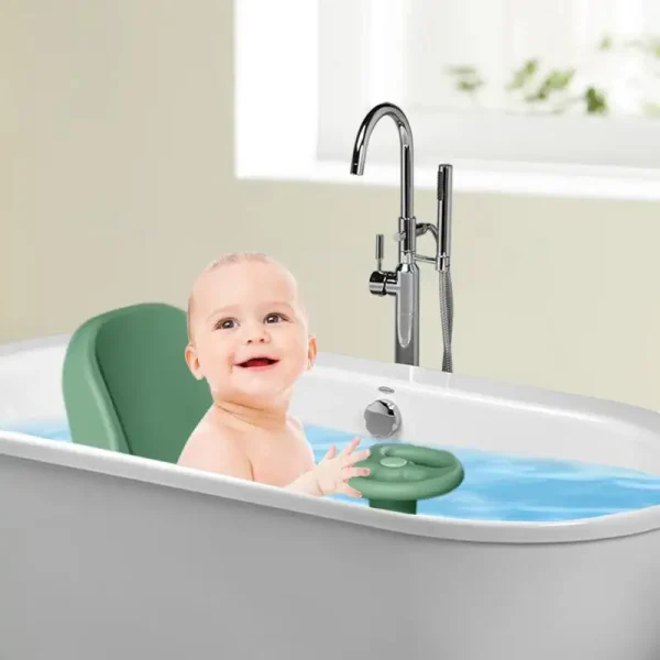 Toddler Bath Chair – Portable Baby Bath Support Seat with Adjustable Backrest and Non-Slip Suction Base - Image 3