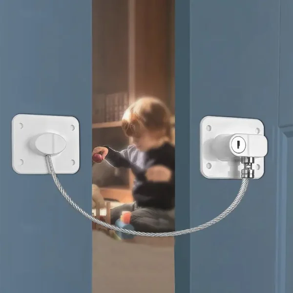 Child Proof Cabinet Locks – Baby Safety Locks for Refrigerator, Ovens, Drawers, and Cabinets