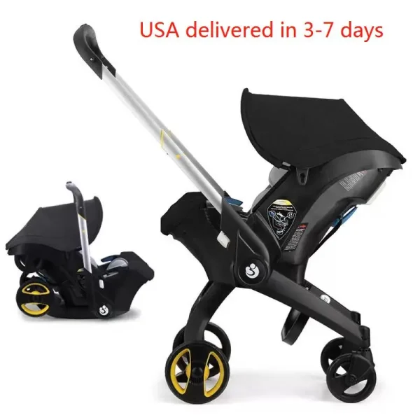 Baby Stroller Car Seat for Newborn Prams Infant Buggy Safety Cart Carriage Lightweight 3-in-1 Travel System