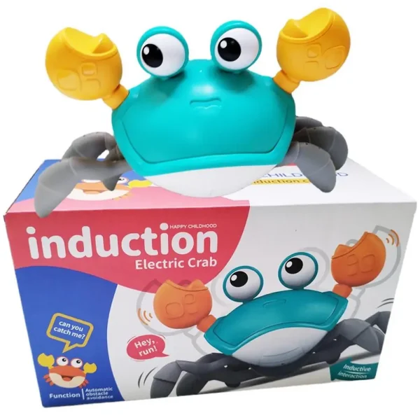 Crawling Crab Baby Toy – Interactive Tummy Time Walking & Dancing Toy for Infants - Image 8