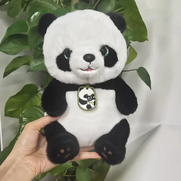 10in Cute Panda Plush Toys, Soft Cartoon Animal Panda Bear Stuffed Baby Doll, Kids Birthday Gifts - Image 5