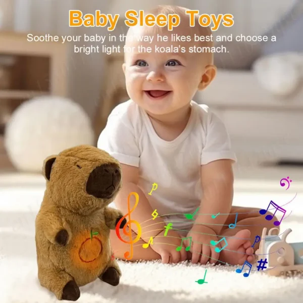 Baby Soothing Plush Toy – Breathing Bear & Sleep Companion with Music - Image 6