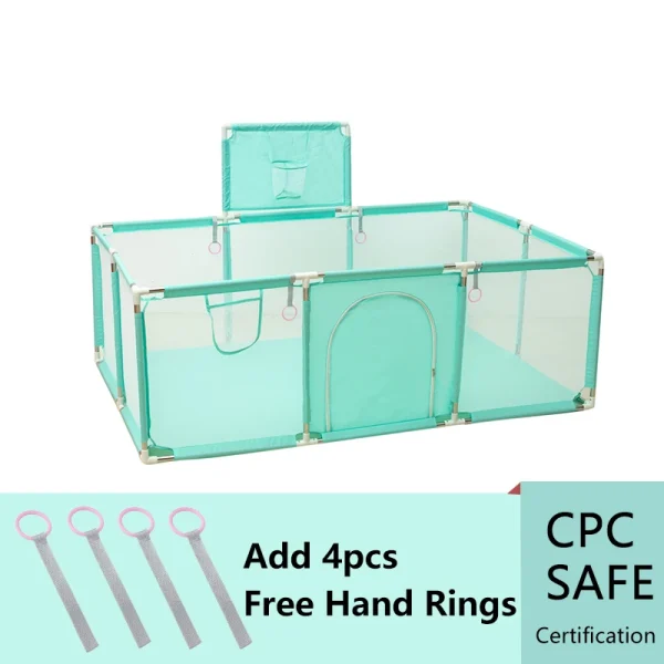 IMBABY Baby Playpen Indoor Baby Playground Park for Baby Balls Pool Basketball Activities for Baby Gym Safety Child Game Fence - Image 23