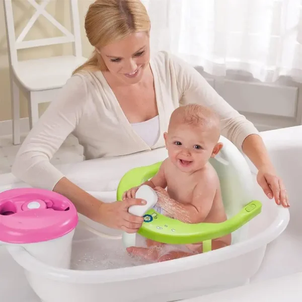 Foldable Baby Bath Seat – Soft Mat with Suction Cups & Wrap-Around Support - Image 3