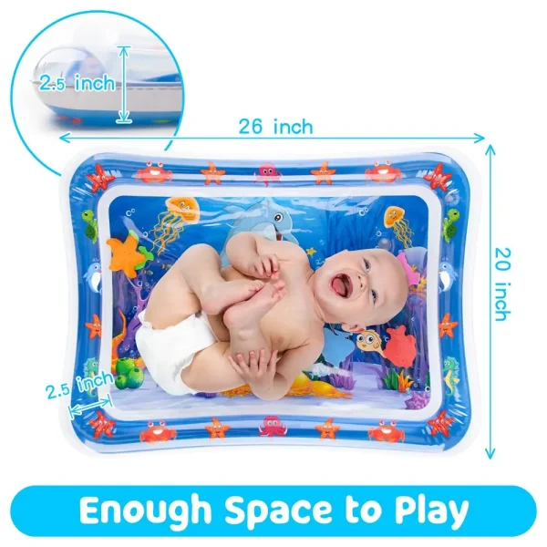 Water Mat for Girls – Inflatable Water Play Mat for Babies and Toddlers (3 to 12 Months) - Image 4