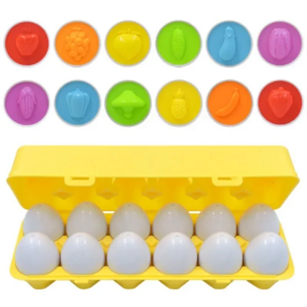 Baby Learning Educational Toy Smart Egg Toy Games Shape Matching Sorters Toys Montessori Eggs Toys For Kids Children - Image 3