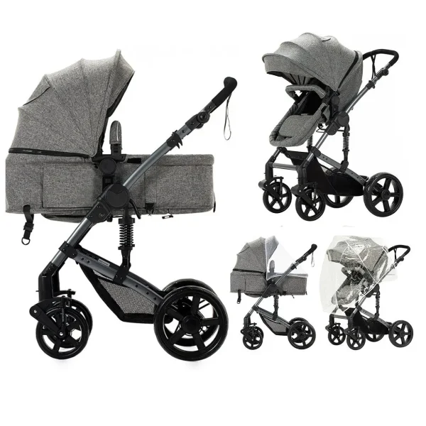 Lightweight Baby Stroller 2-in-1 for Newborn – Convertible Stroller for Baby Car Comfort, Free Shipping