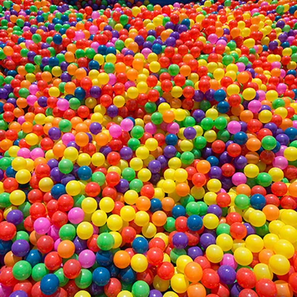 100PCS Outdoor Sport Balls – Colorful Soft Water Pool Ocean Wave Balls for Babies & Kids