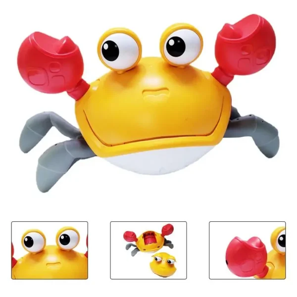 Crawling Crab Baby Toy – Interactive Tummy Time Walking & Dancing Toy for Infants - Image 2