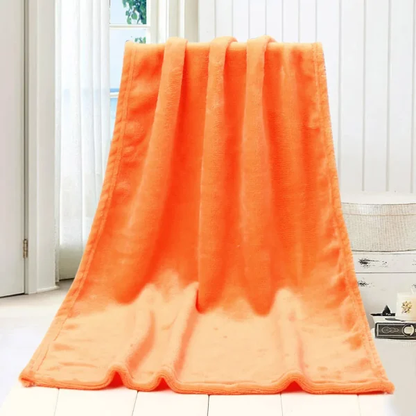 50x70cm Fashion Solid Soft Throw Kids Blanket Warm Coral Plaid Blankets Flannel Newborn Bedding Blankets Baby Blanket Flannel - Image 15