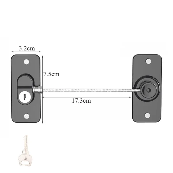 Password Baby Safety Door Window Lock Key for Children Kids Home Security Protection Baby Care Cabinet Refrigerator Locks Drawer - Image 8