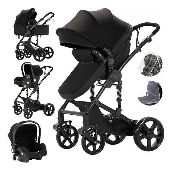 Lightweight Baby Stroller 2-in-1 for Newborn – Convertible Stroller for Baby Car Comfort, Free Shipping - Image 10