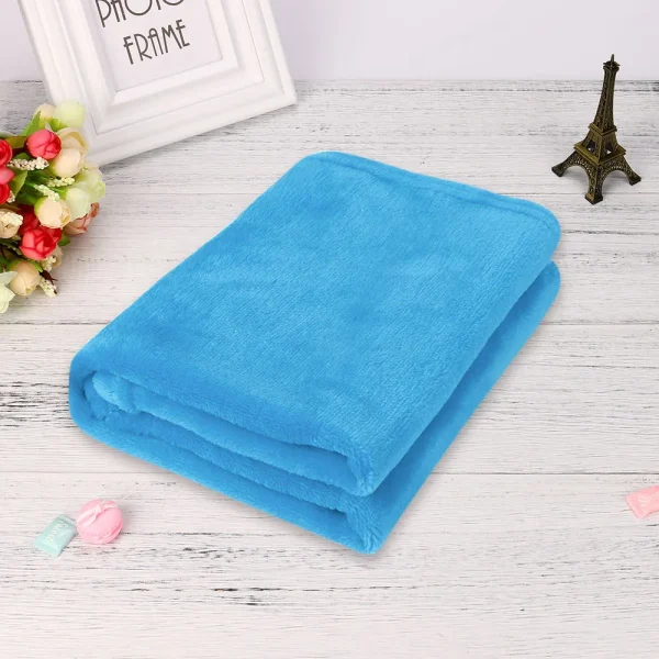 50x70cm Fashion Solid Soft Throw Kids Blanket Warm Coral Plaid Blankets Flannel Newborn Bedding Blankets Baby Blanket Flannel - Image 12