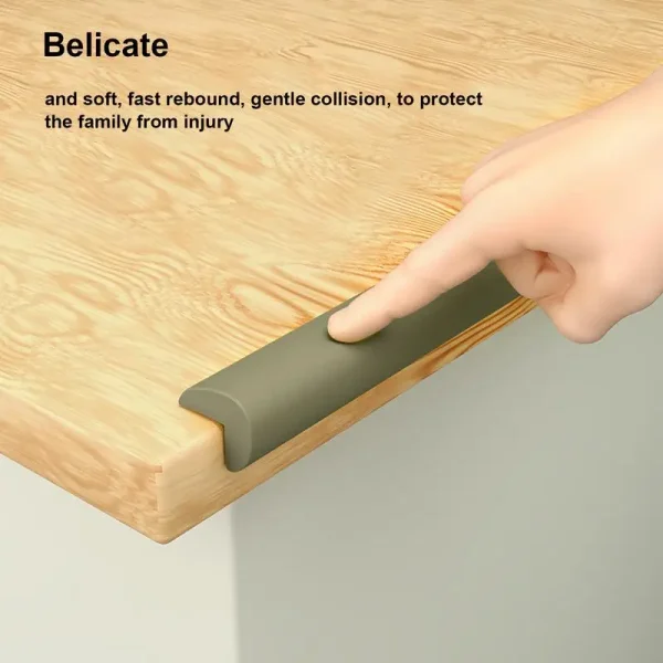 Edge Protector Strip 6.5 Ft Length Furniture Safety Guards Desk Edge Cushion Soft Bumper Strip For Table Fireplace Countertop - Image 6