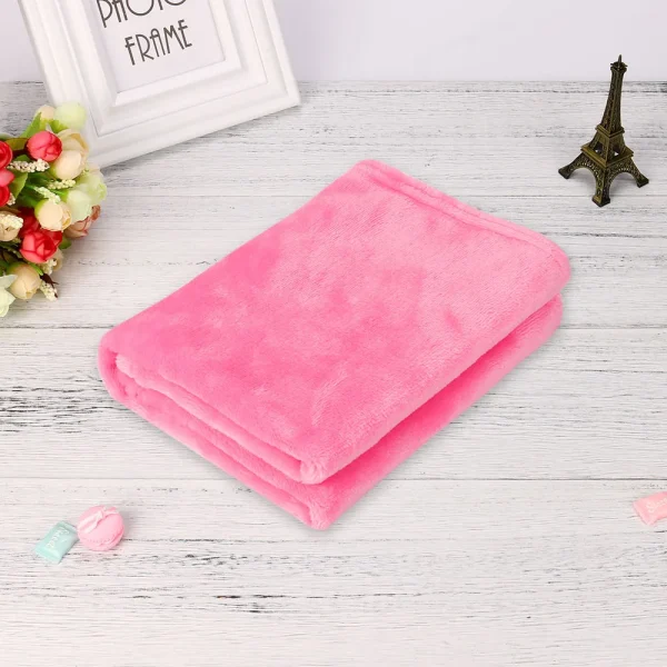 50x70cm Fashion Solid Soft Throw Kids Blanket Warm Coral Plaid Blankets Flannel Newborn Bedding Blankets Baby Blanket Flannel - Image 13