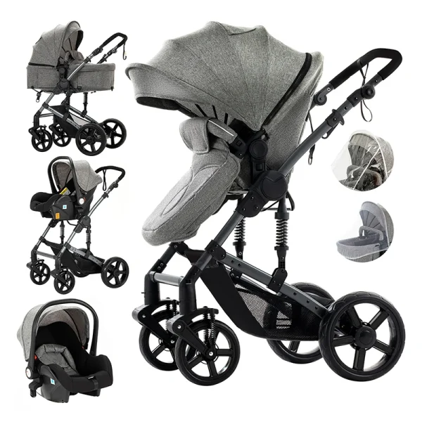 Lightweight Baby Stroller 2-in-1 for Newborn – Convertible Stroller for Baby Car Comfort, Free Shipping - Image 8