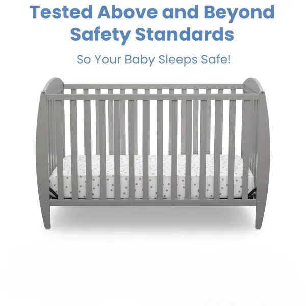 4-in-1 Convertible Baby Crib, Easy to Assemble, Sustainable New Zealand Wood, Convertible - Image 3