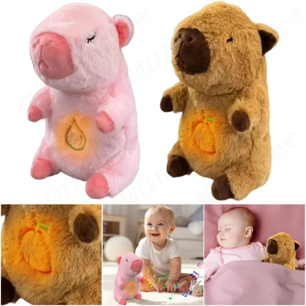 Baby Soothing Plush Toy – Breathing Bear & Sleep Companion with Music - Image 3