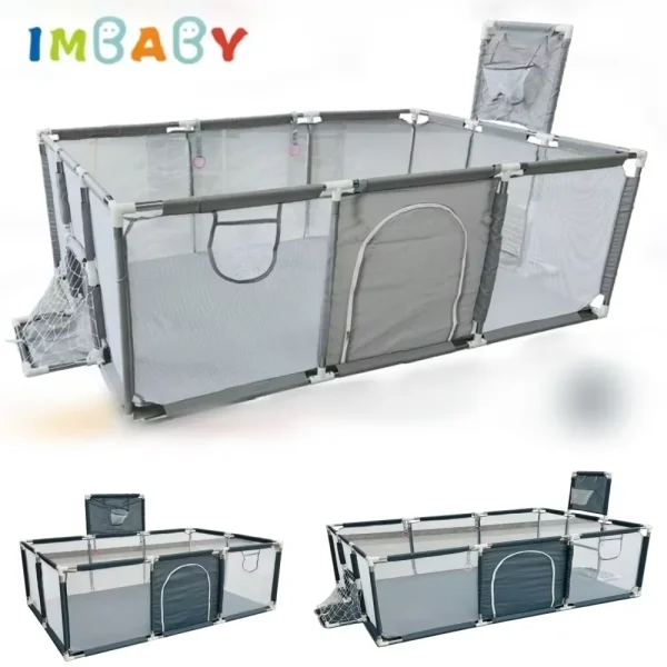 IMBABY Large Baby Playpen – Infant Safety Barrier & Dry Ball Pool for Baby Activity Park - Image 3