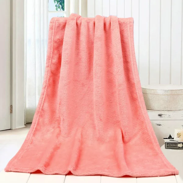 50x70cm Fashion Solid Soft Throw Kids Blanket Warm Coral Plaid Blankets Flannel Newborn Bedding Blankets Baby Blanket Flannel - Image 8