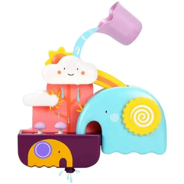 Cute Cloud Water Slide Bath Toys – Floating & Interactive Squirting Toys for Babies and Toddlers