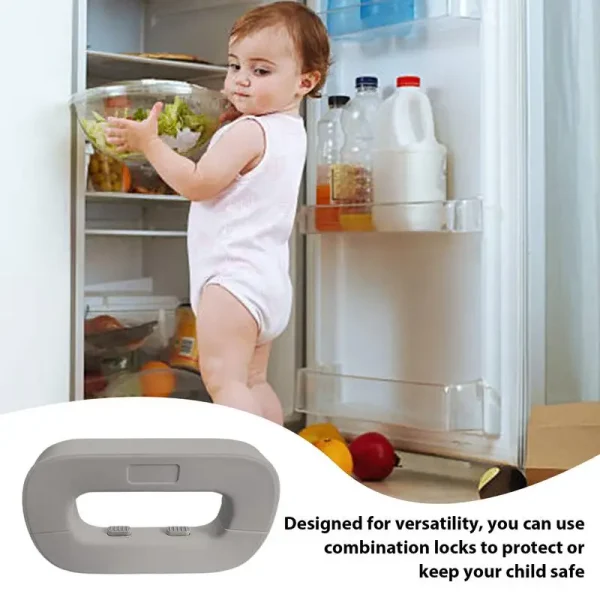 Child Safety Fridge Locks – Child Proof Refrigerator, Cabinet, Freezer, and Drawer Locks - Image 4