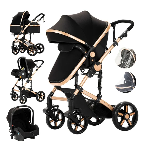 Lightweight Baby Stroller 2-in-1 for Newborn – Convertible Stroller for Baby Car Comfort, Free Shipping - Image 9