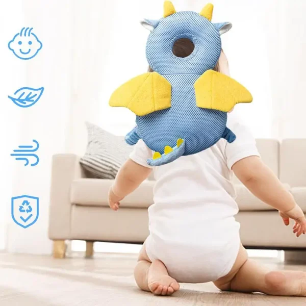 Baby Head Protective Pillow – Soft Back Cushion for Learning to Walk & Crawl - Image 4