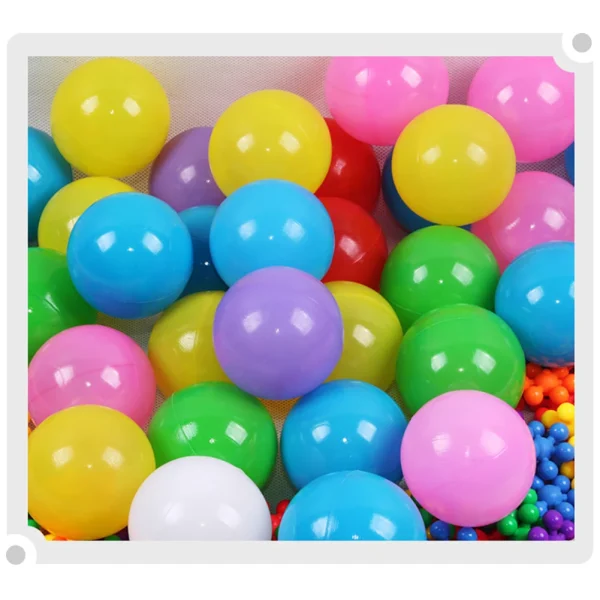 100PCS Outdoor Sport Balls – Colorful Soft Water Pool Ocean Wave Balls for Babies & Kids - Image 6