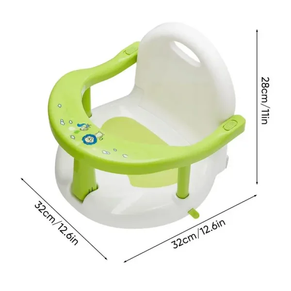 Foldable Baby Bath Seat – Soft Mat with Suction Cups & Wrap-Around Support - Image 6