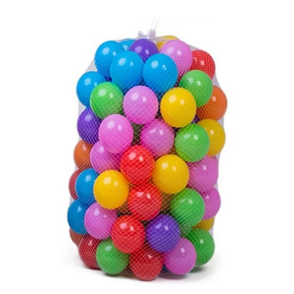 100PCS Outdoor Sport Balls – Colorful Soft Water Pool Ocean Wave Balls for Babies & Kids - Image 3