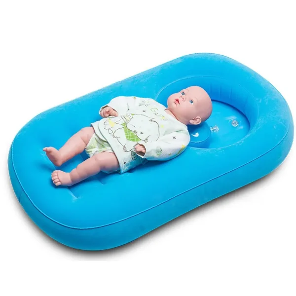 80CM Portable Inflatable Baby Bath Tub – Newborn Bath Seat for Baby Care & Bathing - Image 2