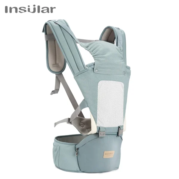 Insular Baby Carrier – Front-Facing Hipseat Ergonomic Sling for Newborns & Toddlers (Up to 20kg) - Image 6