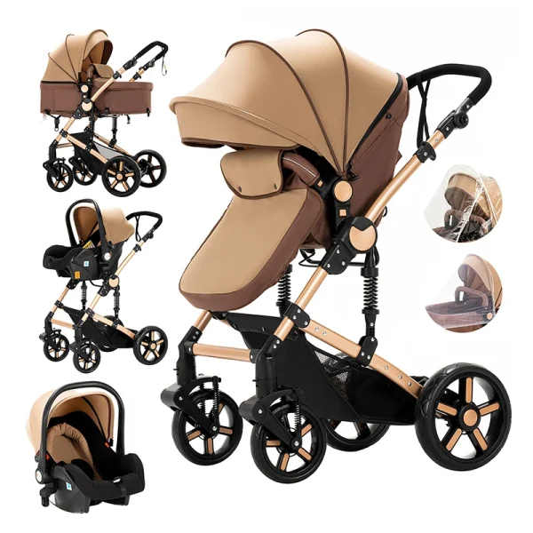 Lightweight Baby Stroller 2-in-1 for Newborn – Convertible Stroller for Baby Car Comfort, Free Shipping - Image 7