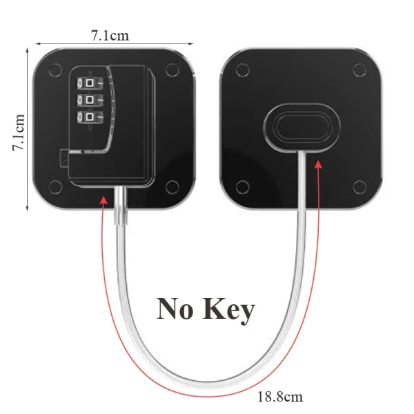 Password Baby Safety Door Window Lock Key for Children Kids Home Security Protection Baby Care Cabinet Refrigerator Locks Drawer - Image 12