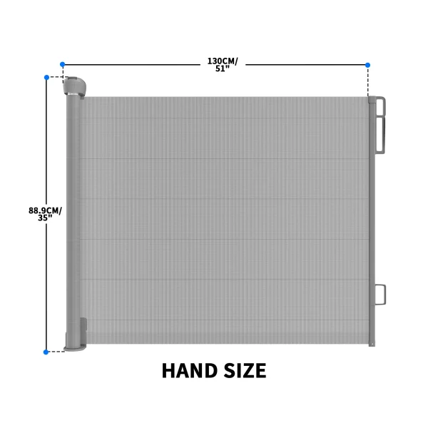 Extra Wide Retractable Baby and Pet Safety Gate – Mesh Child Gate with One-Hand Operation - Image 8