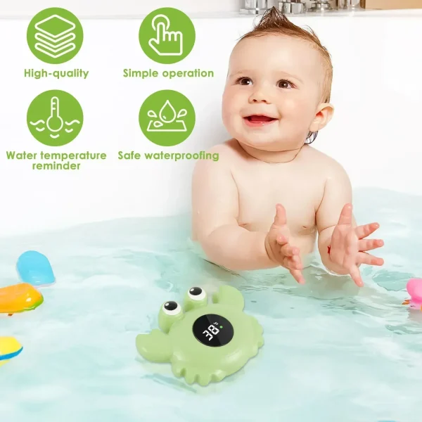 LED Baby Bath Thermometer – Floating Digital Water Thermometer for Infants & Newborns - Image 3