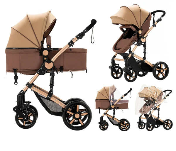 Lightweight Baby Stroller 2-in-1 for Newborn – Convertible Stroller for Baby Car Comfort, Free Shipping - Image 14