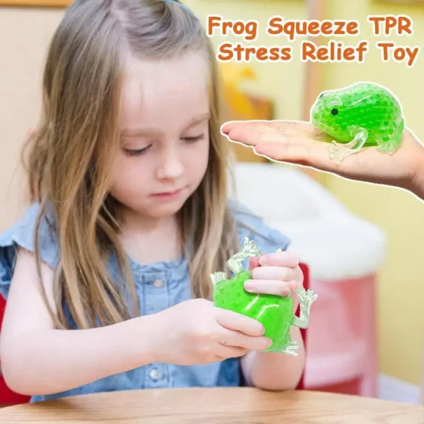 Squeeze Frog Fidget Toy – Funny Stress Relief Gadget for Autism, ADHD, and Anxiety - Image 4