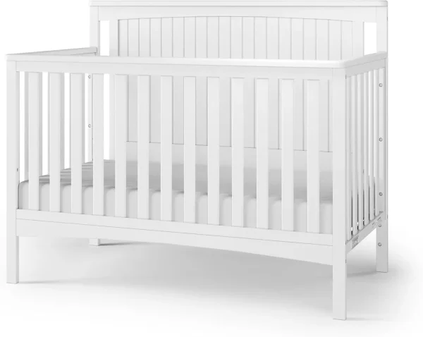 4-in-1 Convertible Crib – Baby Crib Converts to Day Bed, Toddler Bed, and Full-Size Bed - Image 7