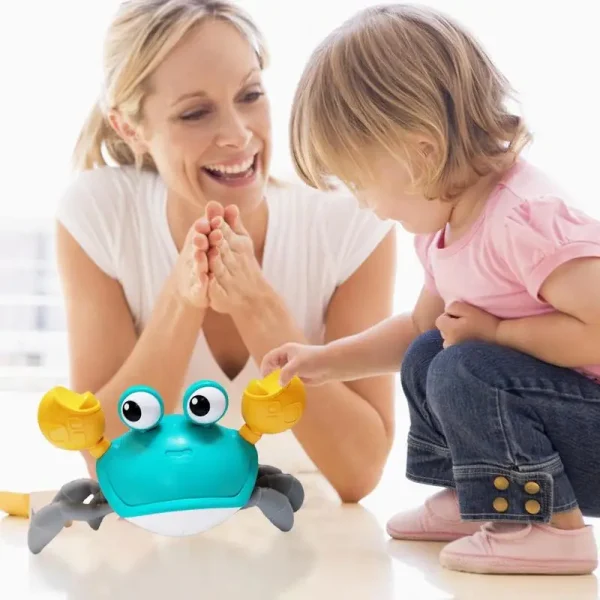 Crawling Crab Baby Toy – Interactive Tummy Time Walking & Dancing Toy for Infants - Image 3