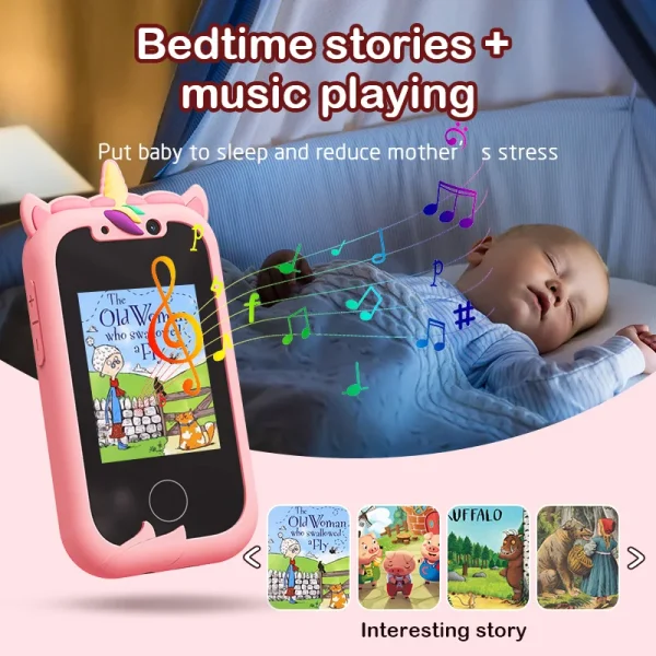 Children’s Unicorn Musical Phone – Educational Toy with Selfie Camera & MP3 Player - Image 5