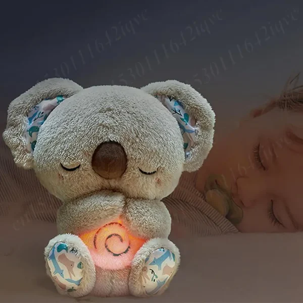 Baby Soothing Plush Toy – Breathing Bear & Sleep Companion with Music - Image 2